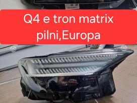 Audi Q4 e-tron Europiniai matrix zibintai