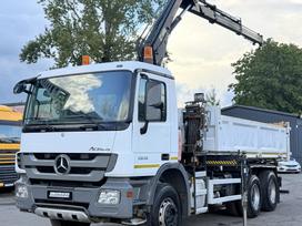 Mercedes-Benz ACTROS 2636 + HIAB 144 B-2 CL, pašizgāzēji ar krānu