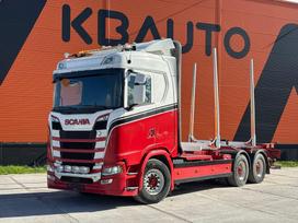Scania S 520 6x4, лесовозы