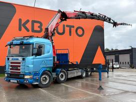 Scania R 124 470 8x2*6, crane trucks