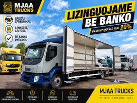 Volvo FL 250 16T atidaromu sonu ir liftu, изотермические кузовы