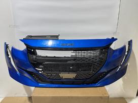 Peugeot 208, 9823204480 9823203680, Sulaužytos tik grotelės bamperis sveikas turi vidinius tvirtinom