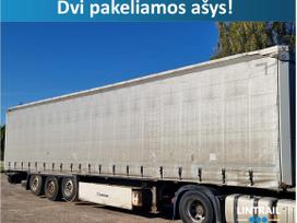 Krone Dvi pakeliamos ašys!, curtain / tarpaulin