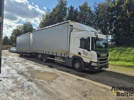Scania P 410, bortu ar aizkariem