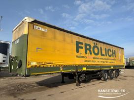 Schmitz SCS 24/L Lift axle TIR, curtainsider with dropside