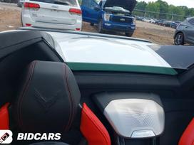 Chevrolet Corvette, Arctic White, Chevrolet corvette c8 2021 metų 6 2l rwd usa modelio dalys