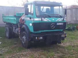 Mercedes-Benz 1824, самосвалы с краном