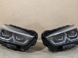 BMW X1 Full led žibintai f48 lci facelift pilnas komplektas su valdy