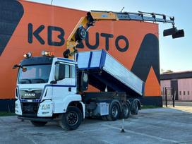 MAN TGS 35.500 8x4*4, dumpers with crane