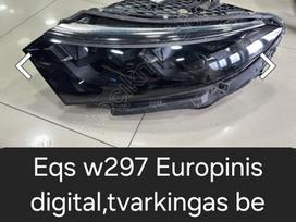 Mercedes-benz Eqs W297 sedanas dalys nuotraukose