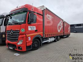 Mercedes-Benz Actros 2535 L NR, dropside with curtains