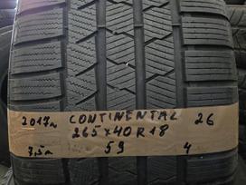 Continental, winter 265/40 R18