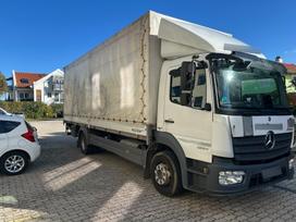 Mercedes-Benz ATEGO 1224 + Bar Cargolift 1500kg, бортовые с тентом