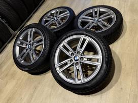 BMW 1 serija su žiem. padangomis, легкосплавные , R17