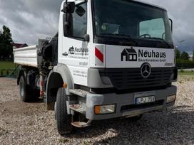 Mercedes-Benz Atego 1823 AK 4X4, самосвалы с краном