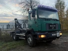 MAN Man 26-464, самосвалы с прицепoм
