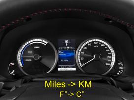 Lexus NX klasė Mylios į km skydeliu pardavimas lexus toyota automobilių p