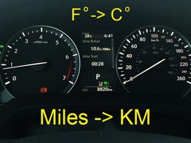Lexus RX klasė Mylios į km skydeliu pardavimas lexus toyota automobilių p