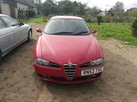 Alfa Romeo 156 Odinis salonas r17 ratlankiai geros ziemines padangos