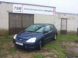 Honda Civic, VVTI, galimas detalių siuntimas į kitus miestus turime ir su kitokia