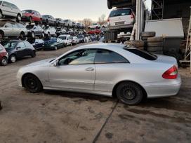 Mercedes-Benz CLK220 dalimis. Juodos lubos odinis europinis salonas