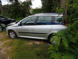Peugeot 206 rezerves daļās. Detales siunčiame ir į kitus miestus maža rida