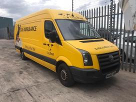 Volkswagen Crafter dalimis. Placiausias naudotu visu markiu ir