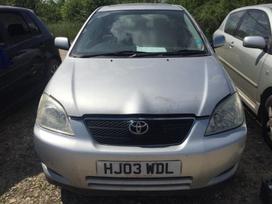 Toyota Corolla по частям