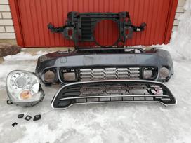 Mini Countryman Priekinis kapotas žalias samana juodas lankeliai priek gal