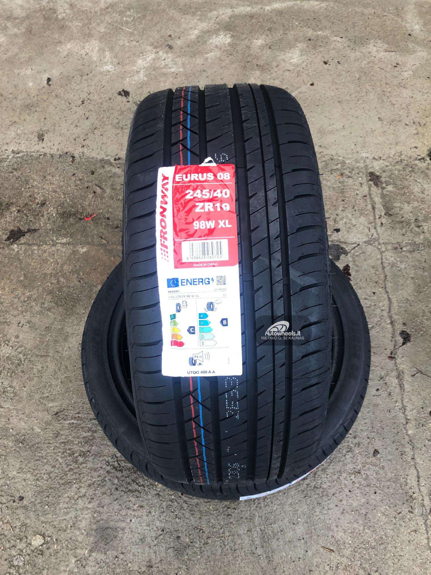 Fronway EURUS 08 245/40 ZR20 99W XL 4本 Fronway EURUS 08 245/40 ZR20 99W XL 4本