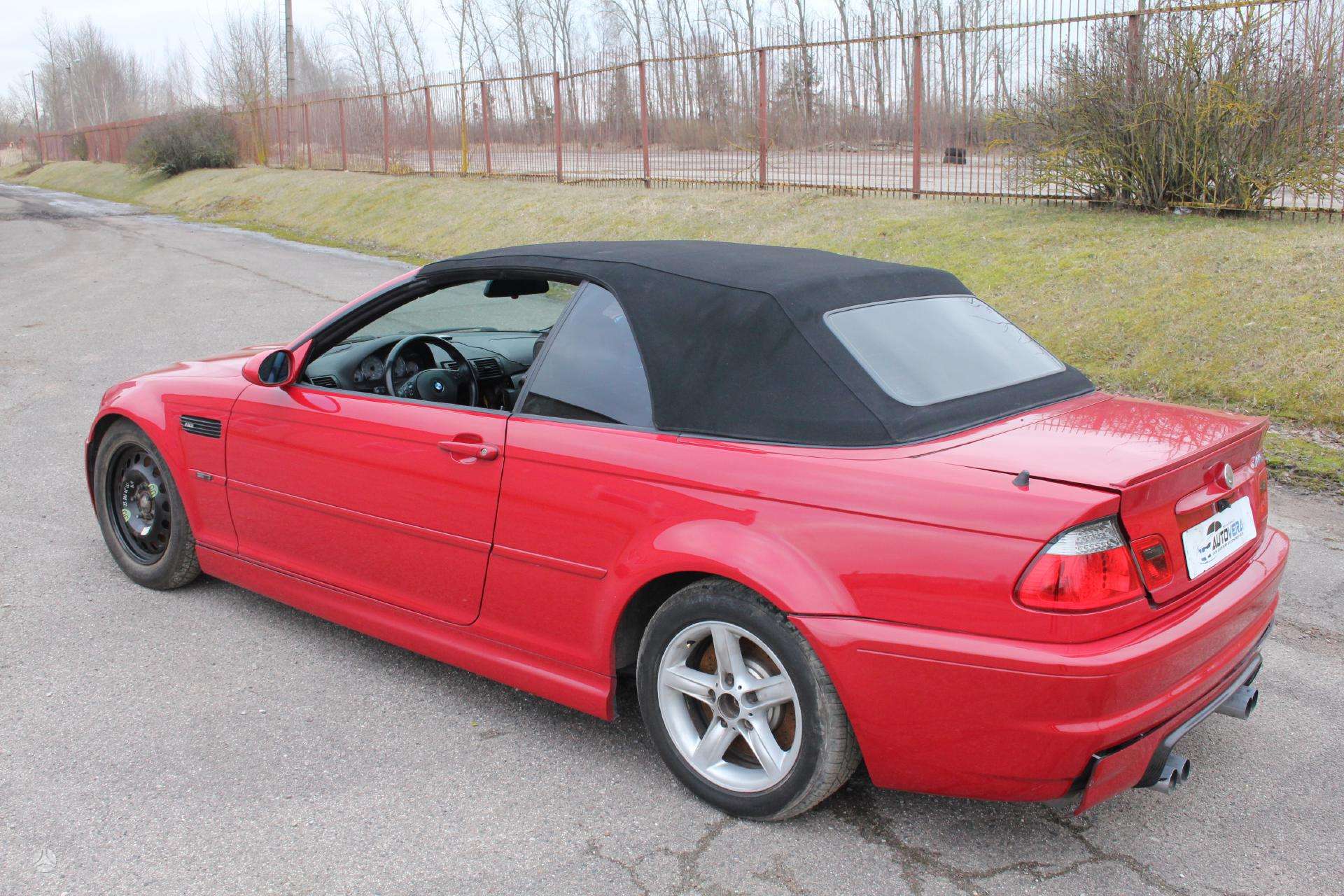 BMW M3 dalimis. E46 m3 cabrio 2001m ardomas dalimis platus naudotų o ...