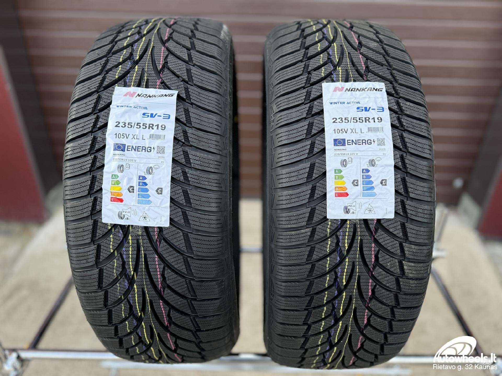 ②NANKANG WINTER ACTIVA 数少ない SV-55 235/35R19