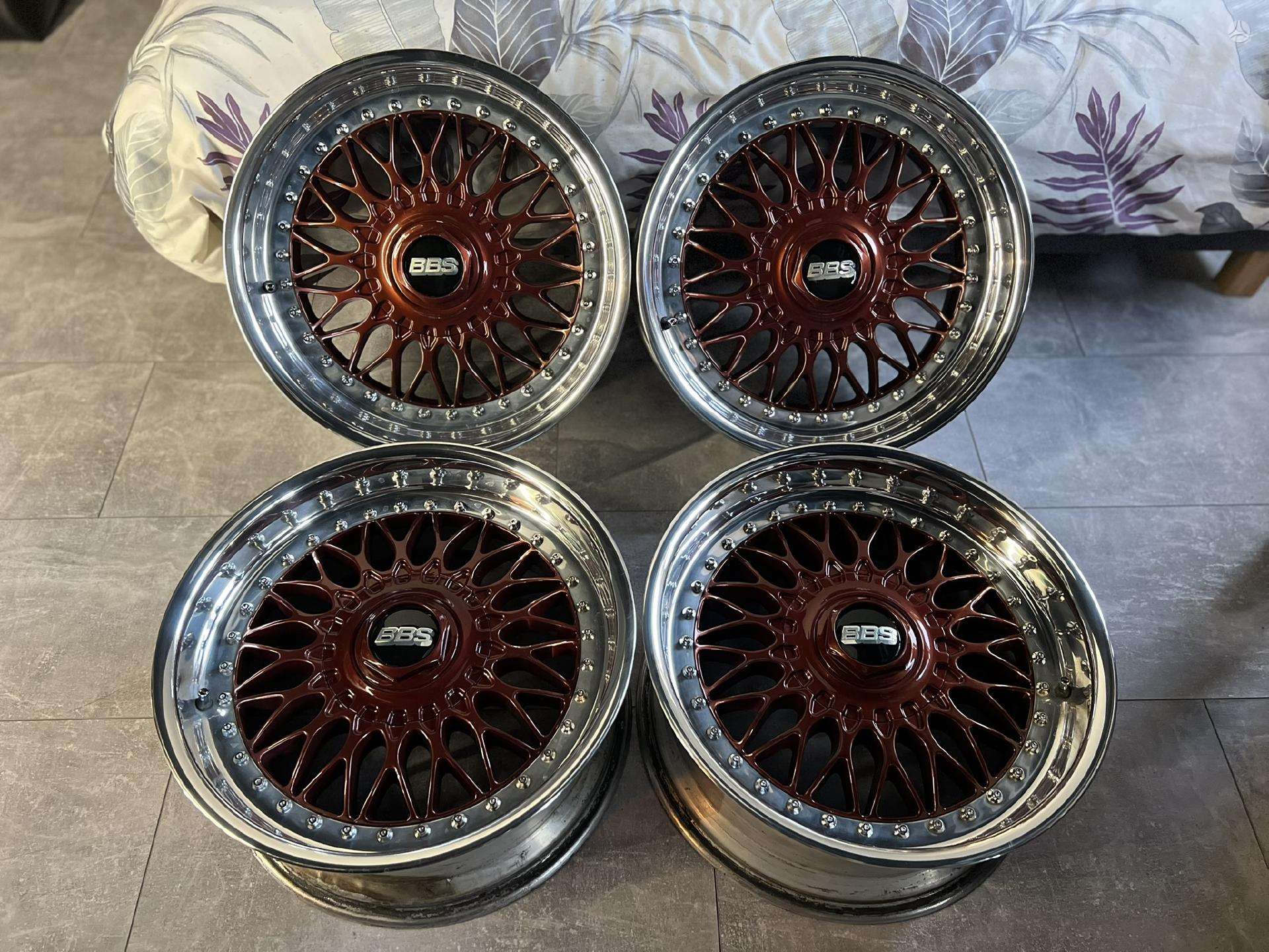 パーツ bbs 即納可能】Amsechs WHEEL BKBD(18x7.5J IN40 5H/112) 4本セット