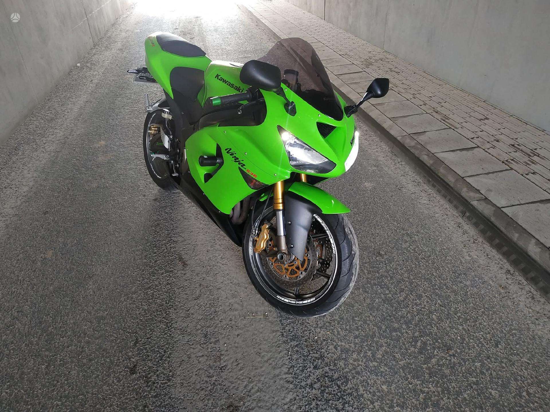 Kawasaki ZX/ZX-R (Ninja) 636cc, sportiniai / superbikes 2006