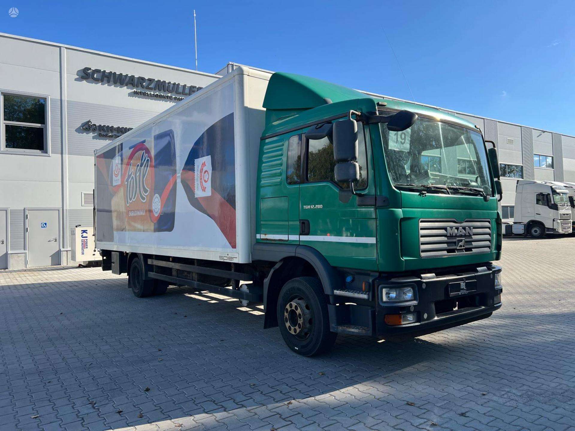 MAN TGM 12.280 4x2 BL, izoterminiai kėbulai 2008-08 m