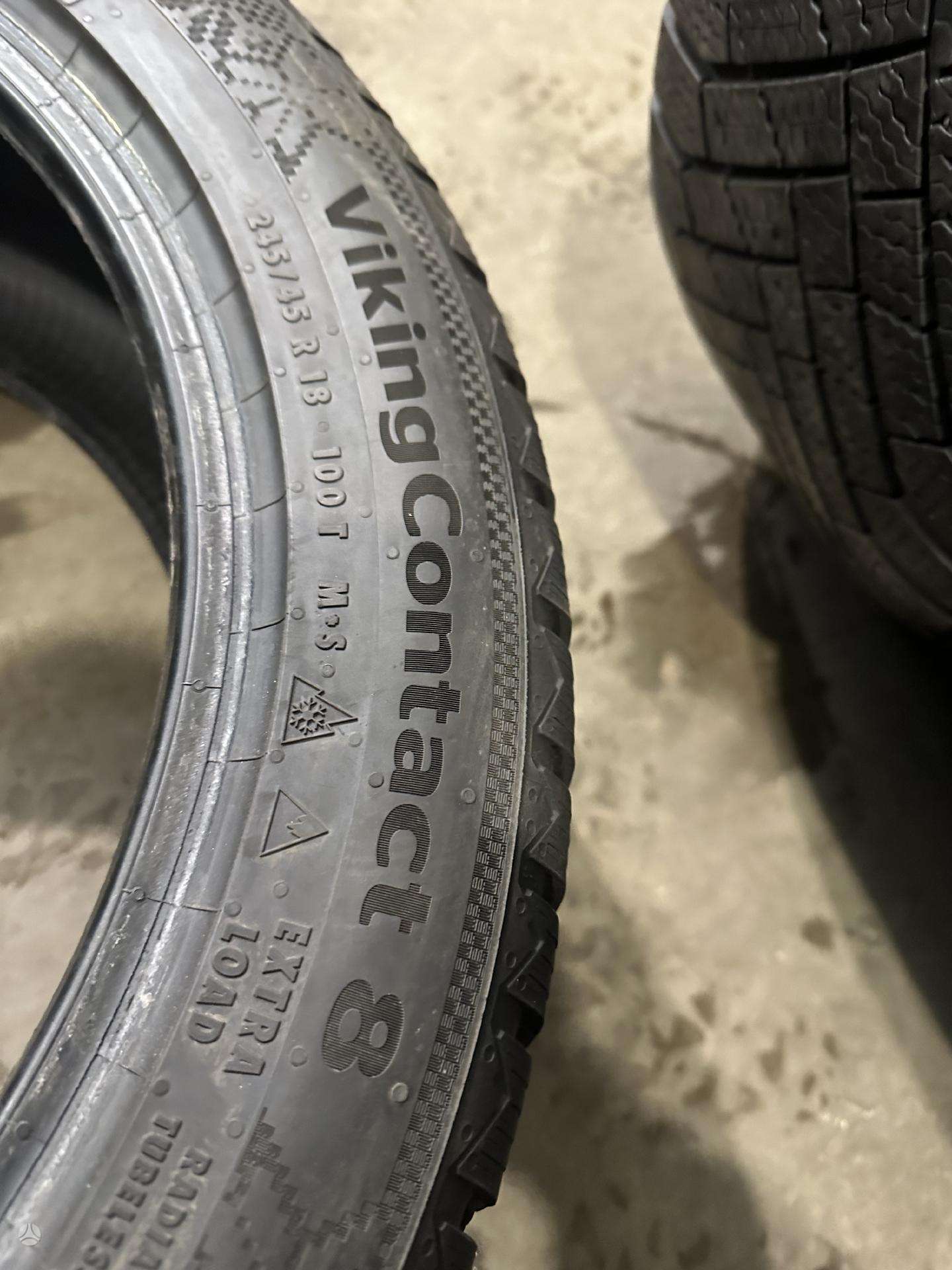 8:45 Continental Vikingcontact 8, žieminės 245/45 R18 | A29702667