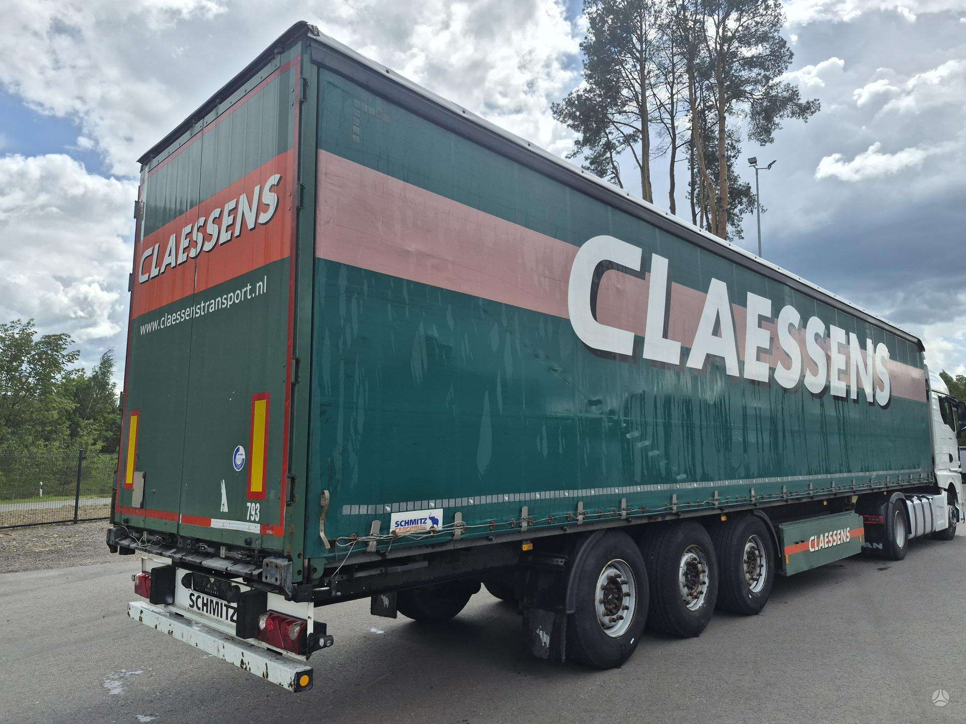 Schmitz Bort stora, lifting axle