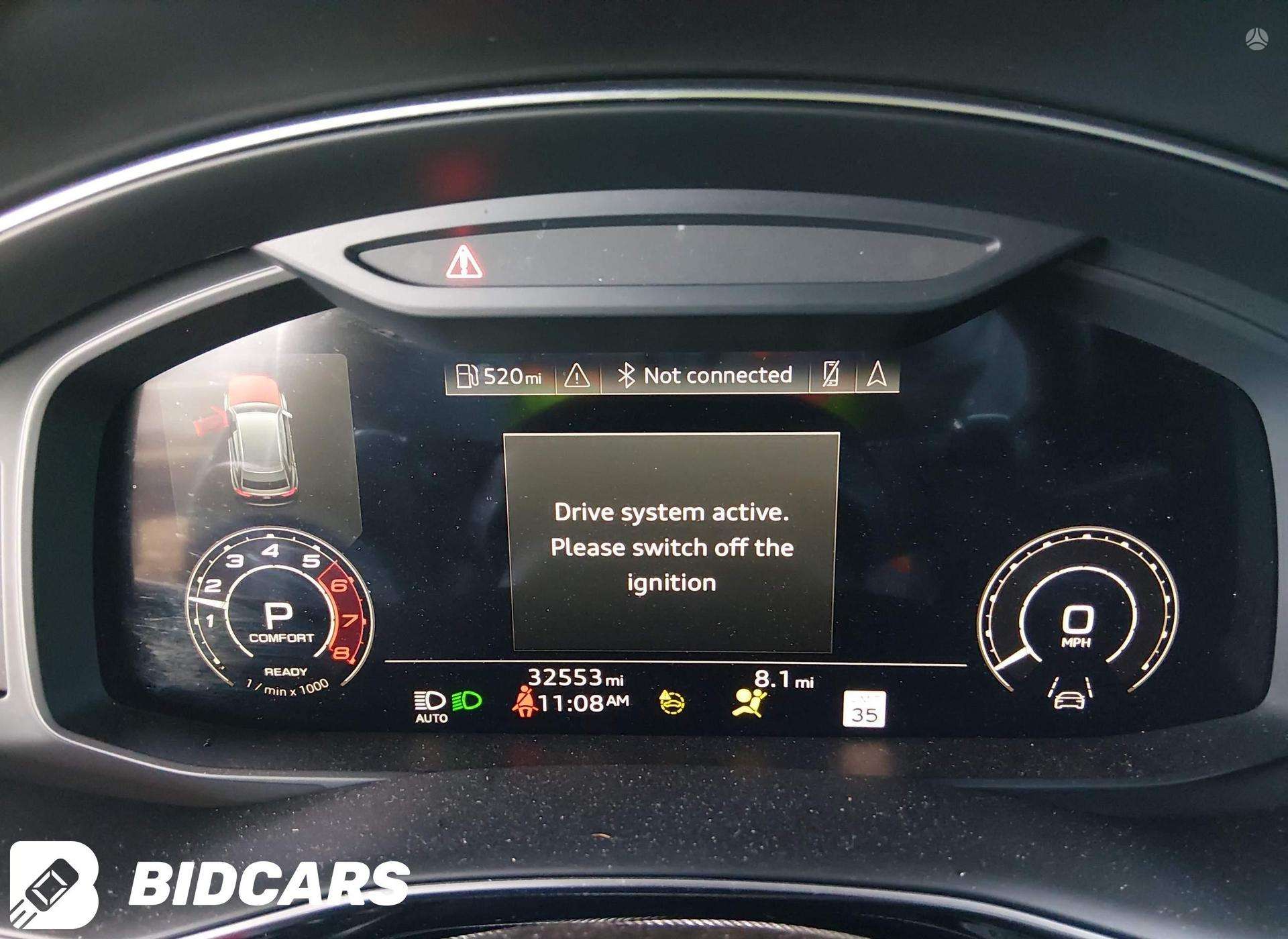 Audi RS Q8, LZ7G, Audi rs q8 tfsi quattro tiptronic 2021 metų 4 0l jav ...