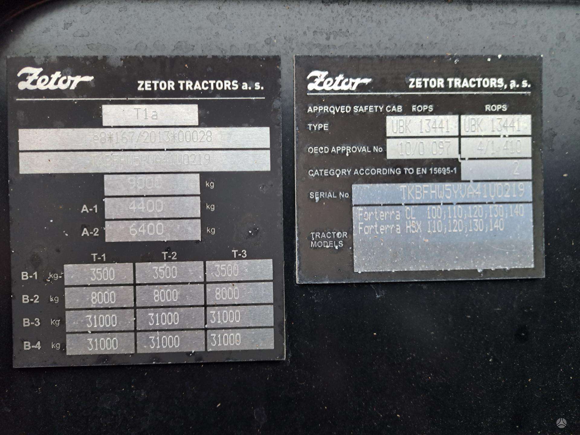 Zetor Forterra 140 HSX, тракторы 2020 m., | A32732892