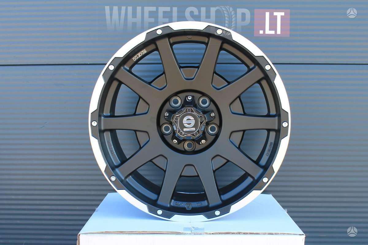 Sparco Dakar Matt Black, vieglmetāla, R18 | A32754810