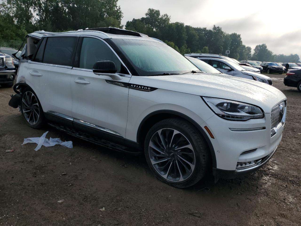 Lincoln Aviator Sparnų kapoto žibintų bamperio televizoriaus vairuotojo ...