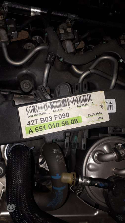 Mercedes-Benz C klasė engine
