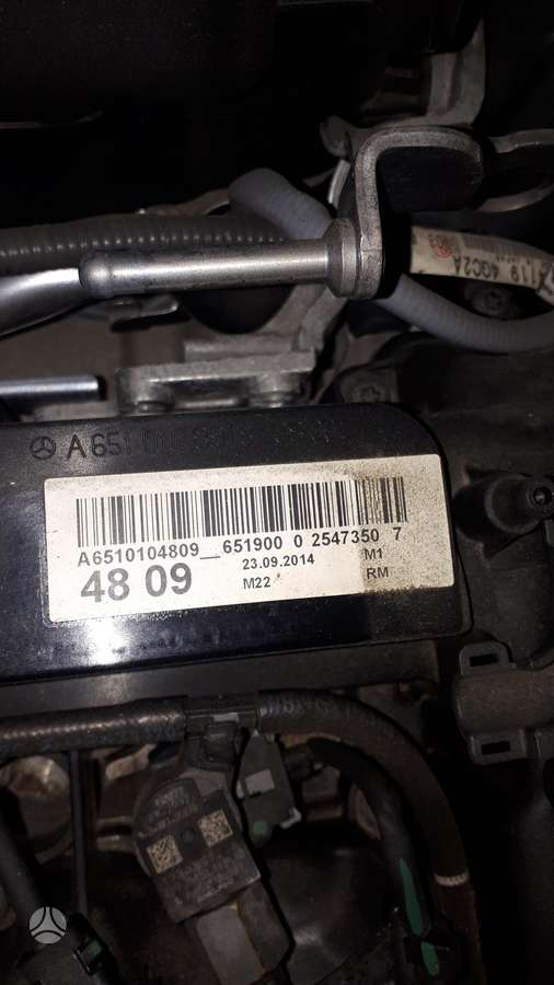 Mercedes-Benz C klasė engine
