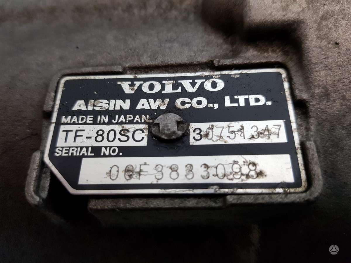 Volvo V70 Variklio kodas d5244t