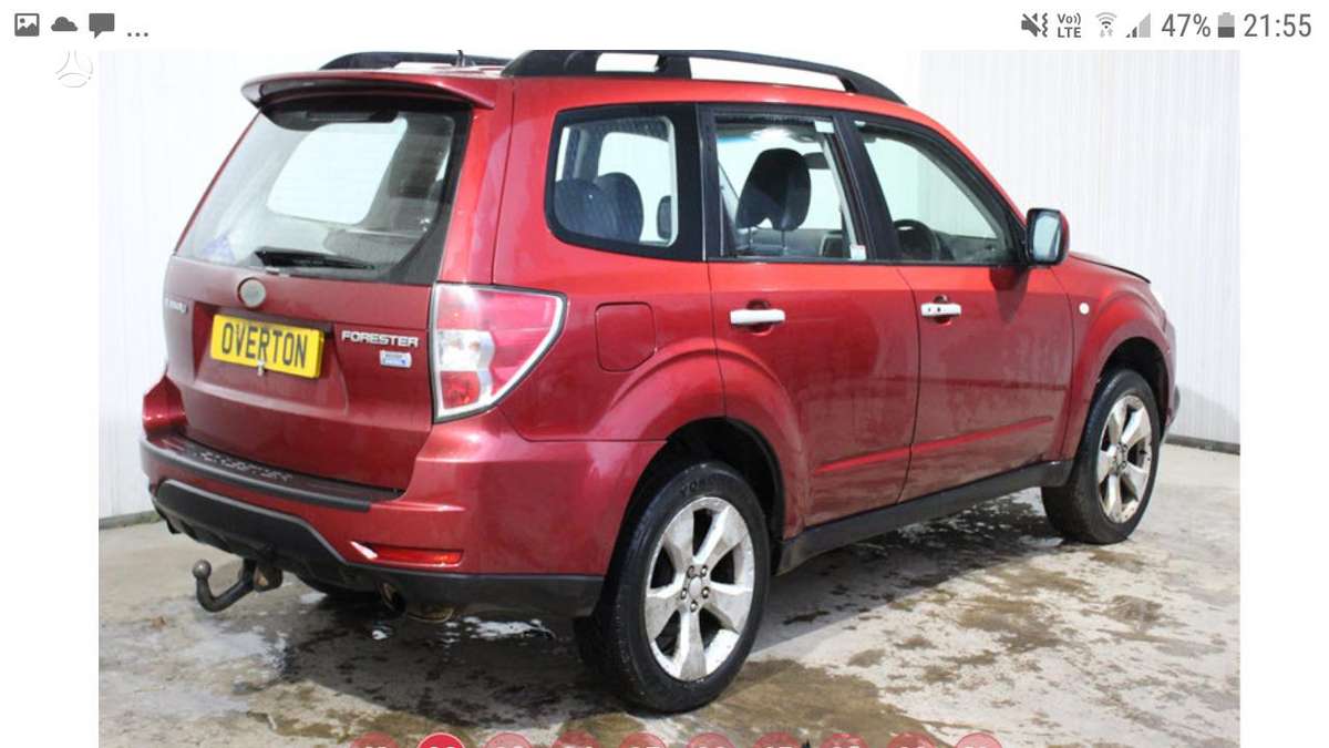 Subaru Forester Ardomas dalimis