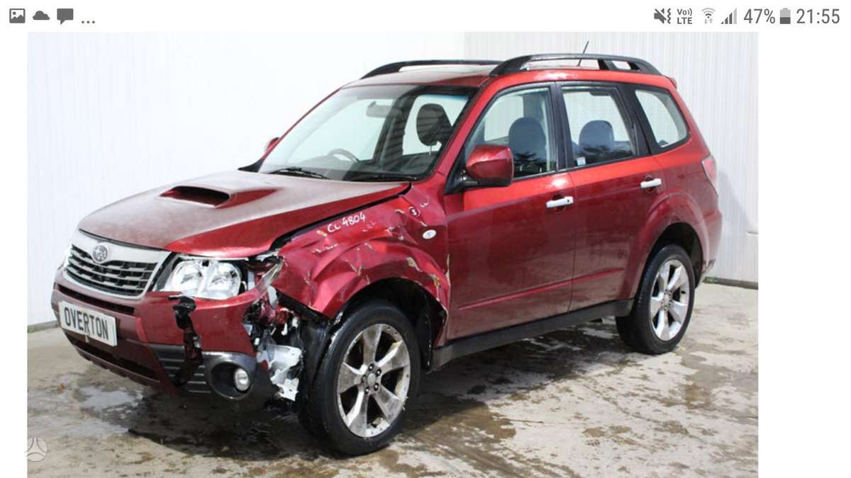 Subaru Forester Ardomas dalimis