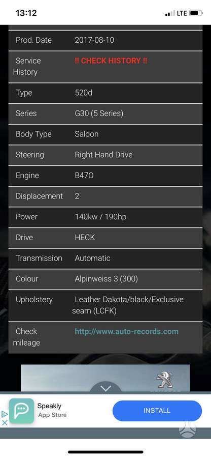 BMW 5 serija M paket