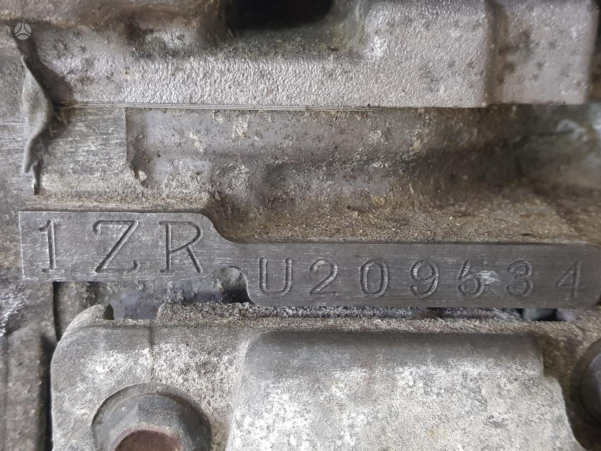 Toyota Auris Variklio kodas 1zr