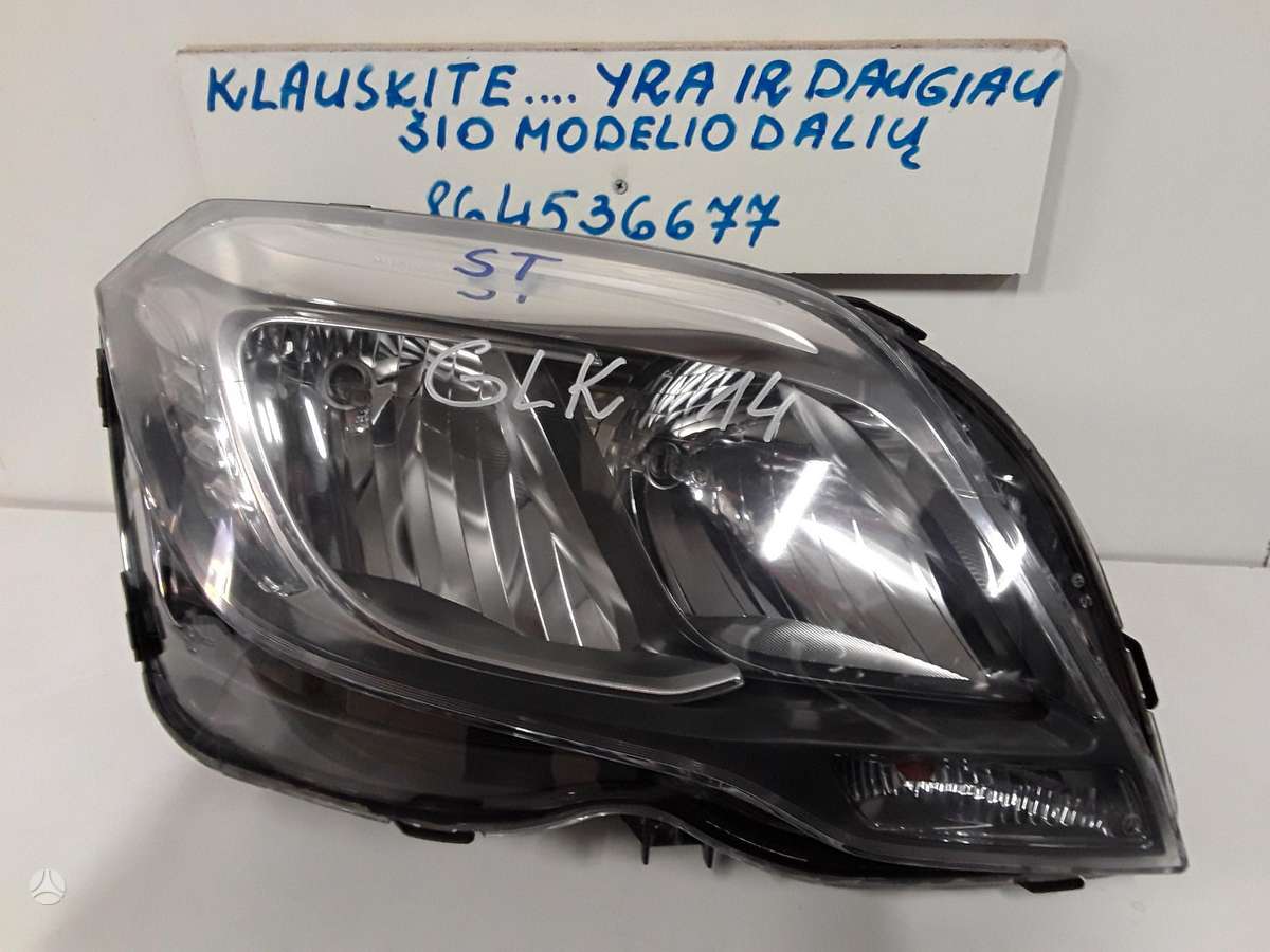 Mercedes-Benz GLK klasė dalimis
