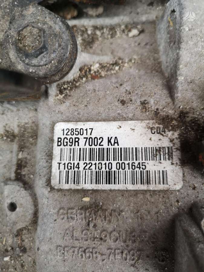 Volvo V60, Bg9r7002ka, коробка передач